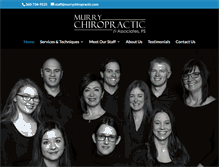 Tablet Screenshot of murrychiropractic.com